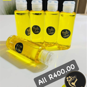 5 x Body Glow Oil